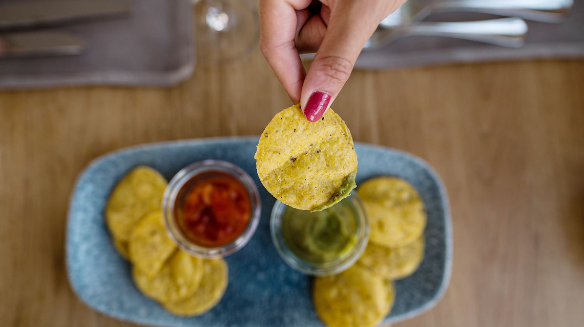 Fajita ship | L'attitude des Mexicains face à la vie  Nachos aux sauces douces et épicées